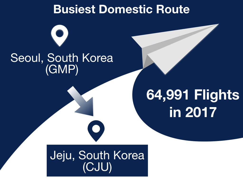 Busiest Domestic Route in 2017